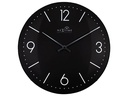NeXtime Funk-Wanduhr Atomic Ø 35 cm, Schwarz