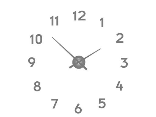 [90036508 736176] NeXtime Wanduhr Small Hands Ø 48 cm Schwarz