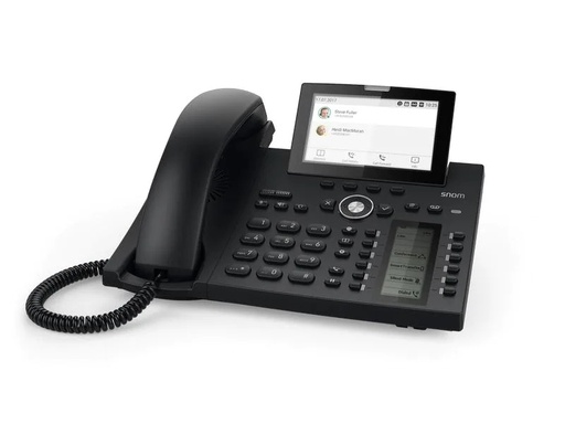 [90224097 1355244] snom Tischtelefon D385N Schwarz