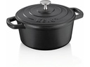 Kela Bräter Calido rund 21 cm, Schwarz