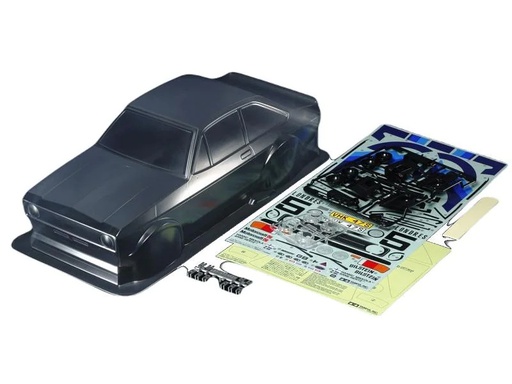 [90224352 1312286] Tamiya Karosserie Ford Escort MkII, unlackiert, 1:10