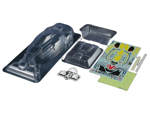 [90224384 1328880] Tamiya Karosserie TD4 Super Avante, unlackiert, 1:10