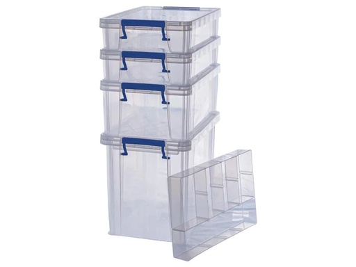 [90224425 1297933] Fellowes Aufbewahrungsbox ProStore Bonus Set 6 Semitransparent