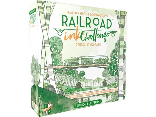 [90224499 1333178] Fata Morgana Familienspiel Railroad Ink Challenge: Blattgrün