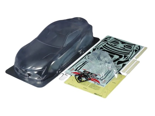 [90224526 1312284] Tamiya Karosserie Toyota GR Supra, unlackiert, 190 mm, 1:10