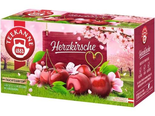 [90224609 1350065] Teekanne Teebeutel Herzkirsche 20 Stück