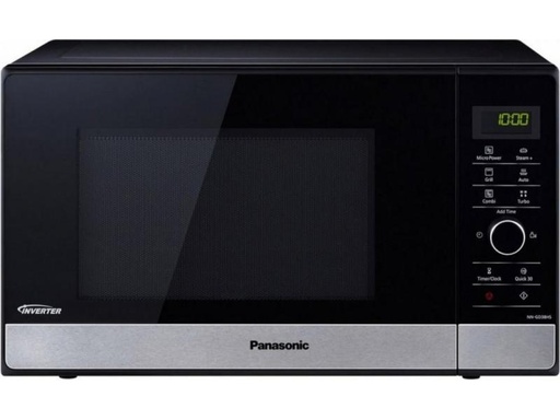 [90036727 603481] Panasonic Mikrowelle NN-GD38 HSWPG Schwarz/Silber