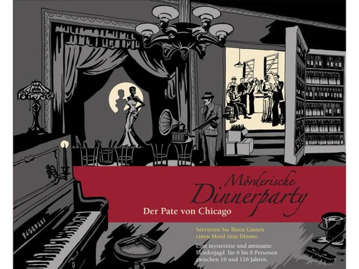 [90036729 862391] Blaubart Verlag Partyspiel Mörderische Dinnerparty: Der Pate von Chicago