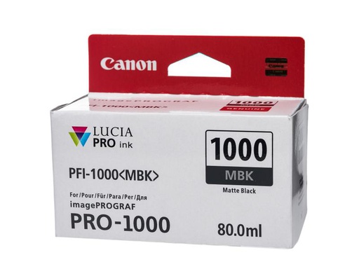 [90036733 462734] Canon Tinte PFI-1000MBK / 0545C001 Matte Black