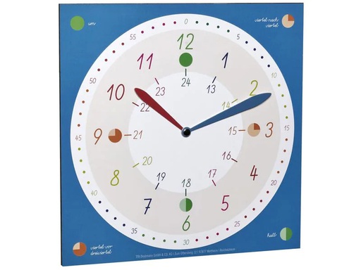 [90224794 1348924] TFA Dostmann Kinder-Lernuhr Tick &amp; Tack 30 x 30 cm, Mehrfarbig