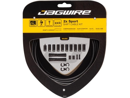 [90036936 1192478] JAGWIRE Sport 2 x 4 Set Sram/Shimano