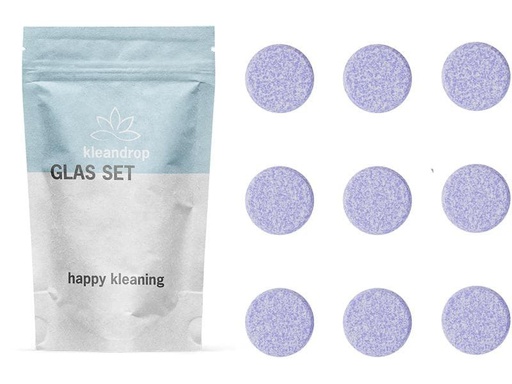 [90225364 1337544] kleandrop Glasreiniger Nachfüllpackung 9 Stück