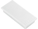 Franken Haftmagnet 23 x 50 mm, 10 Stück, Weiss
