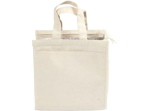 [90037033 663312] Creativ Company Kühltasche 25 x 24 x 12 cm Baumwolle, Beige