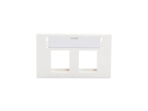 [90225784 1358959] Dätwyler IT Infra Anschlussmodul FLF mit SF, 2x Keystone