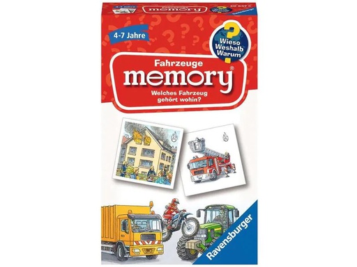 [90225791 1334852] Ravensburger Memory Fahrzeuge – Wieso? Weshalb? Warum?