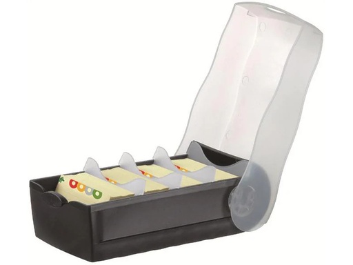 [90225891 1348174] HAN Karteibox Croco A7, Schwarz