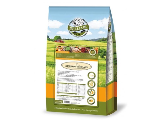 [90226060 1340607] Bellfor Trockenfutter Gutshof-Schmaus Geflügel &amp; Ente, 7.5 kg