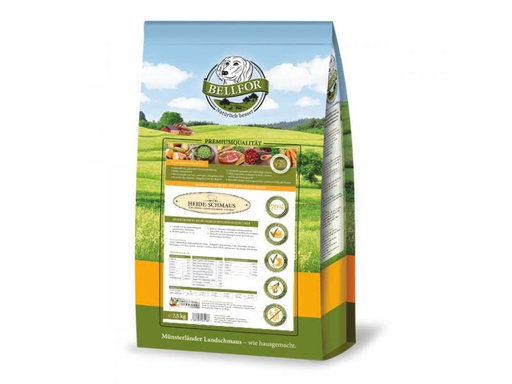 [90226064 1340605] Bellfor Trockenfutter Heide-Schmaus Weidelamm &amp; Wildkanin, 7.5g