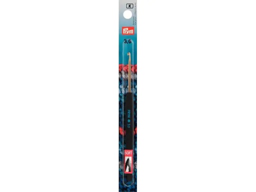 [90037074 1087939] Prym Häkelnadel Ø 3 mm, Wolle, Soft-Griff