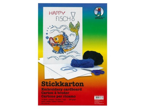 [90037181 837579] URSUS Stickkarton 23 x 33 cm 10 Blatt