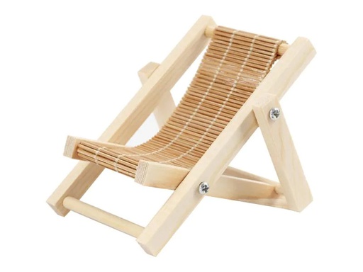 [90037209 1067028] Creativ Company Mini-Möbel Liegestuhl 7.5 x 9.5 cm 1 Stück