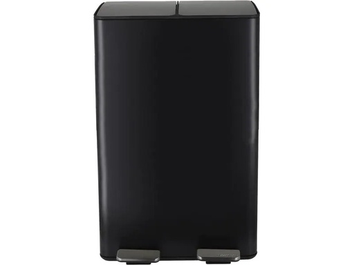 [90226103 1313525] spirella Treteimer Aliya Matt 2 x 30 l, Schwarz