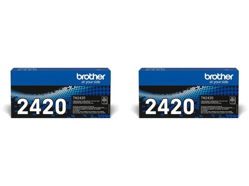 [90226169 1285737] Brother Toner TN-2420 TWIN PACK Schwarz