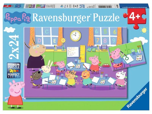[90037271 1157538] Ravensburger Puzzle Peppa Pig in der Schule