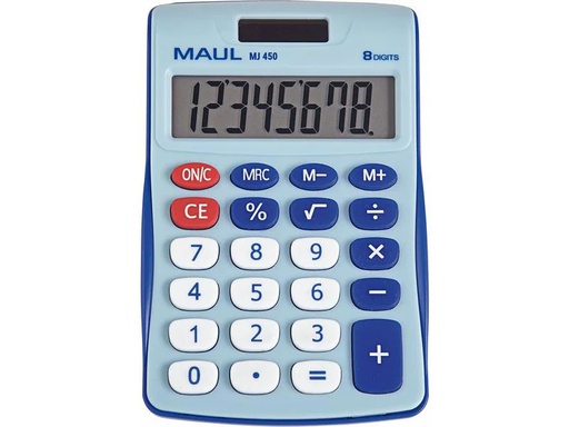 [90226201 1348136] Maul Taschenrechner MJ450 Junior Blau