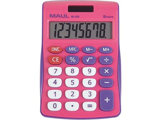 [90226205 1348135] Maul Taschenrechner MJ450 Junior Pink