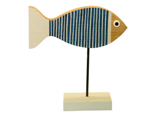[90226217 1331176] Dekomat AG Aufsteller Fisch mit Streifen 20 x 8.5 cm