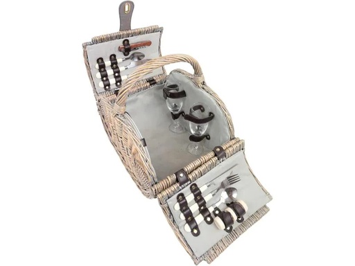 [90003706 921056] Hoff Interieur Picknickkorb Camargue 12-teilig
