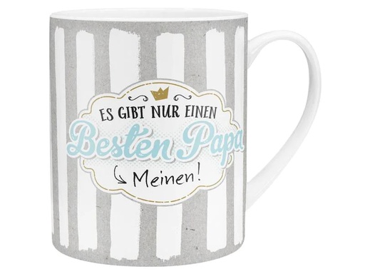 [90226268 1332607] Sheepworld Universaltasse Besten Papa 600 ml, 1 Stück, Hellgrau/Weiss