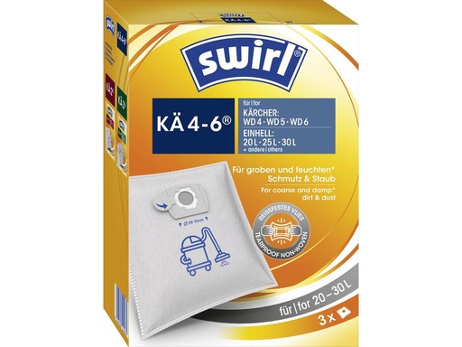 [90226277 1315174] Swirl Staubfilterbeutel KÄ 4-6, 3 Stück