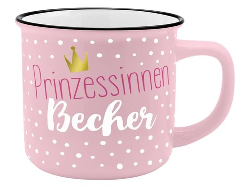 [90226282 1332591] Sheepworld Universaltasse Prinzessinnen 350 ml , 1 Stück, Rosa