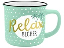 Sheepworld Universaltasse Relax 350 ml , 1 Stück, Hellgrün
