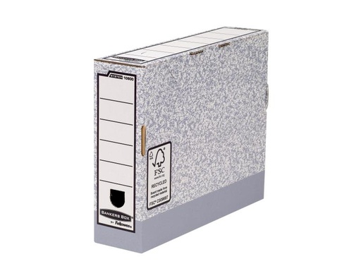 [90037286 238544] Fellowes Archivschachtel Bankers Box Grau, 10 Stück
