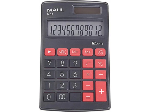[90226345 1348133] Maul Taschenrechner M12 Schwarz