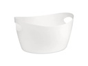 Koziol Wäschekorb  Bottichelli M 4.5 l, Weiss matt/Weiss