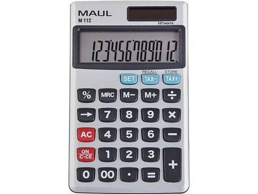 [90226506 1348134] Maul Taschenrechner M112 Silber