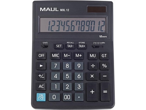 [90226519 1348144] Maul Taschenrechner MXL12 Schwarz