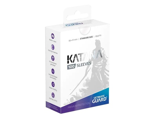 [90226578 1342840] Ultimate Guard Kartenhülle Katana Sleeves Standardgrösse Transparent 100