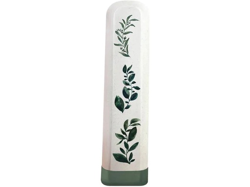 [90226633 1320706] BioLoco Besteck-Set to go Plant – Watercolor 4-teilig, Grün/Weiss