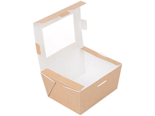 [90226778 1359497] Garcia de Pou Menübox mit Sichtfenster, 780 ml, 50 Stück