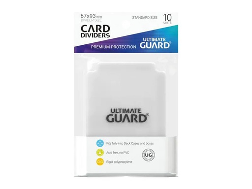[90226860 1320050] Ultimate Guard Kartentrenner Standardgrösse Transparent 10