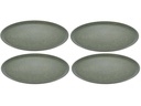 Koziol Speiseteller Connect 25.5 cm, 4 Stück, Grau
