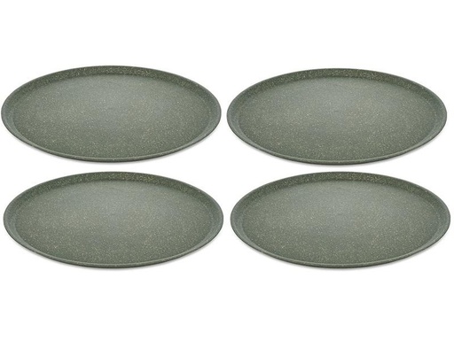 [90226973 1350262] Koziol Speiseteller Connect 25.5 cm, 4 Stück, Grau