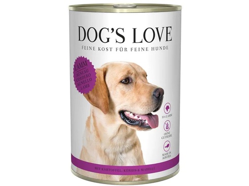 [90227013 1359888] Dog's Love Nassfutter Adult Lamm, 400 g