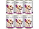 Dog's Love Nassfutter Adult Lamm, 6 x 400 g